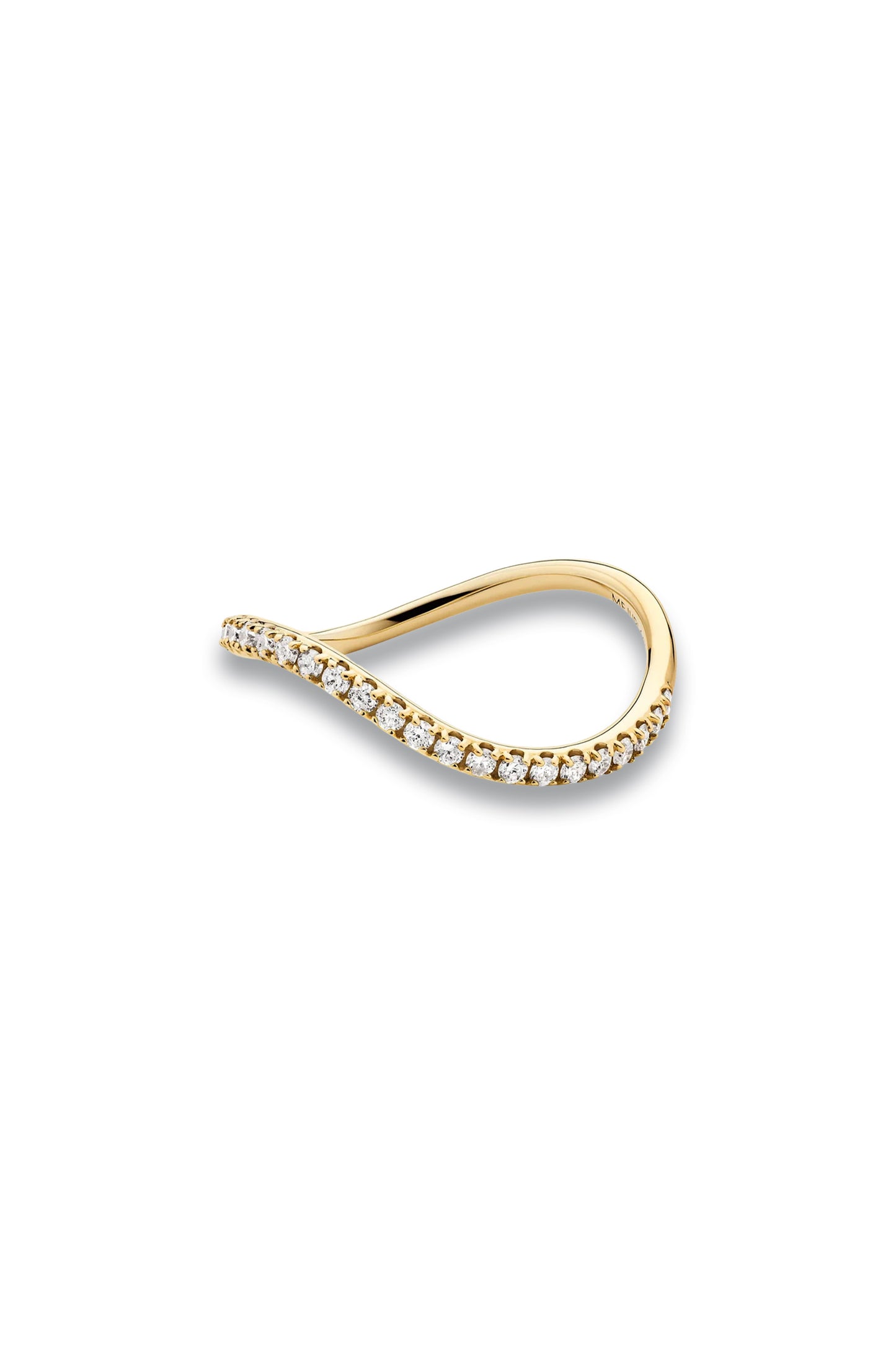 Dôme Figure Pavé Diamond Ring