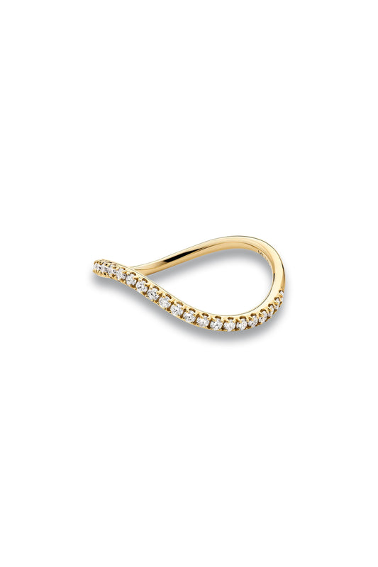 Dôme Figure Pavé Diamond Ring
