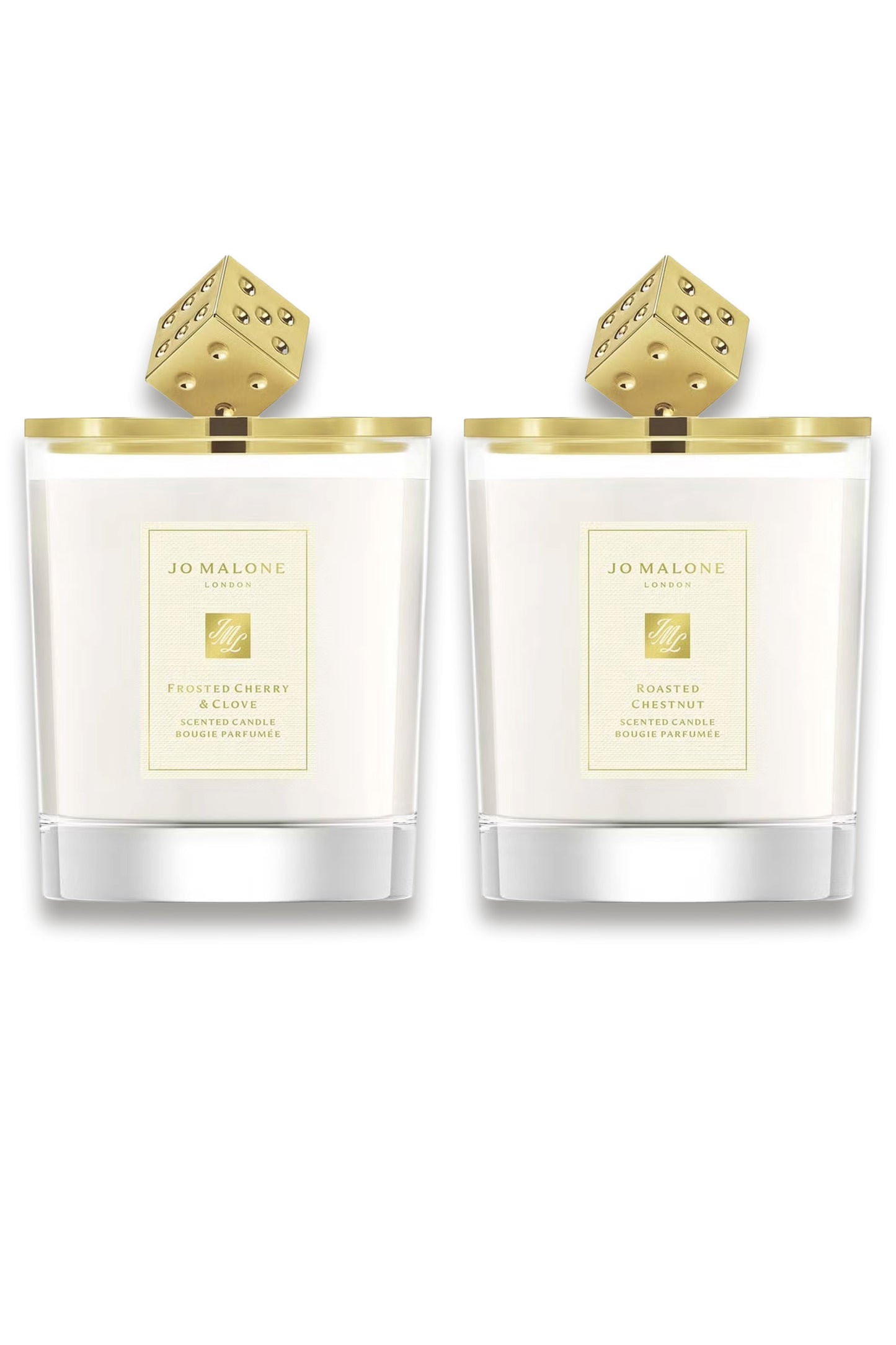 London Decorated Candle Duo