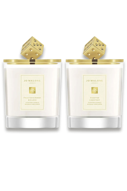 London Decorated Candle Duo