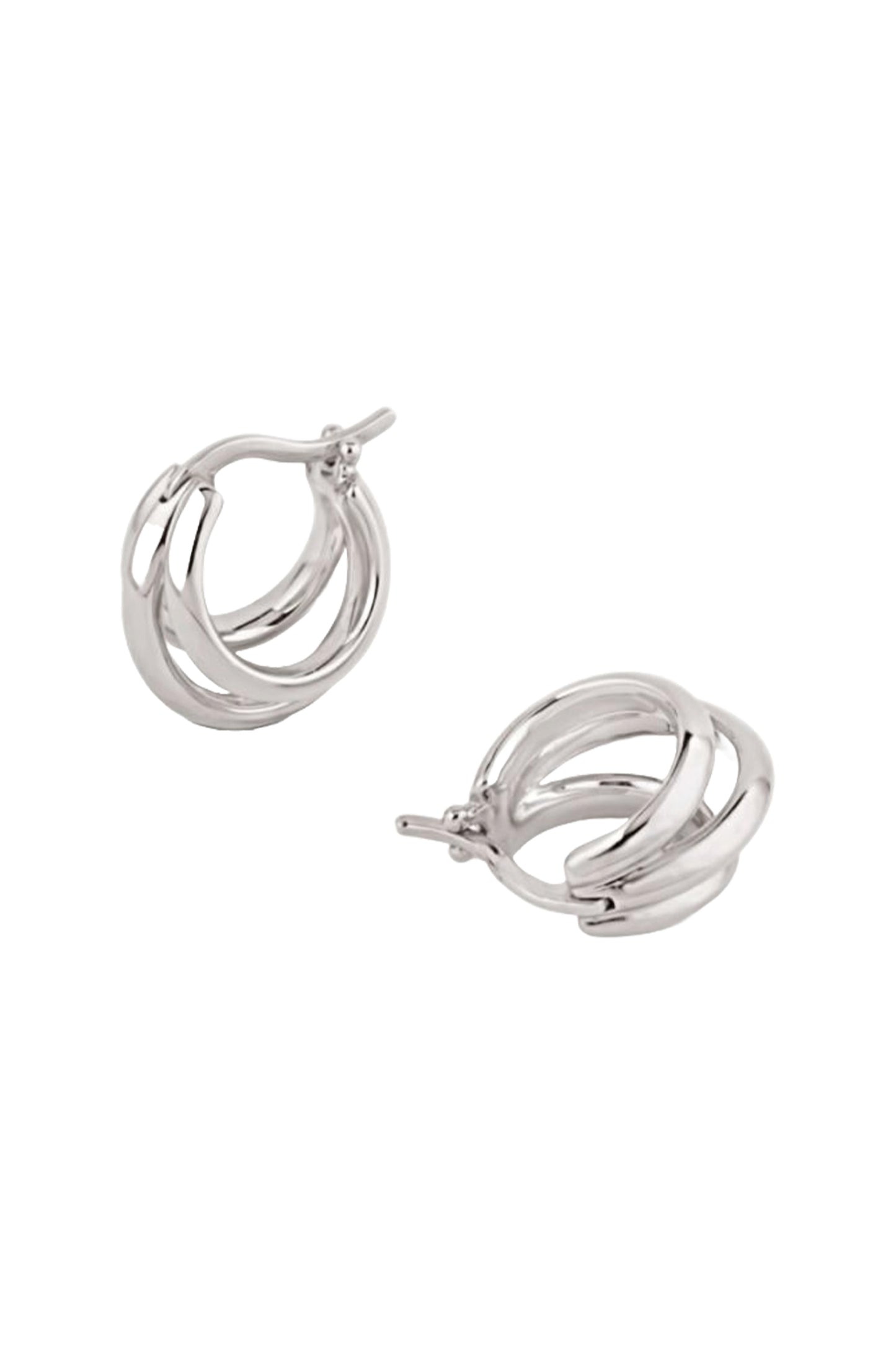 Signature Triple Huggie Hoops