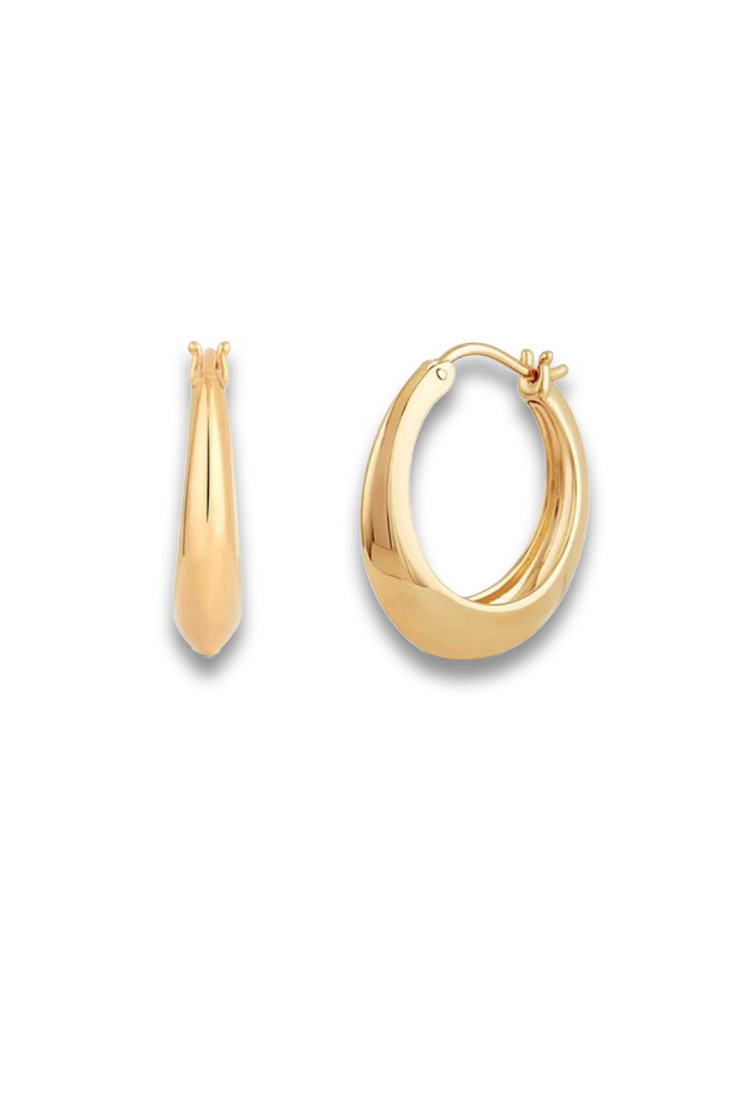 Signature Chunky Tapering Hoops