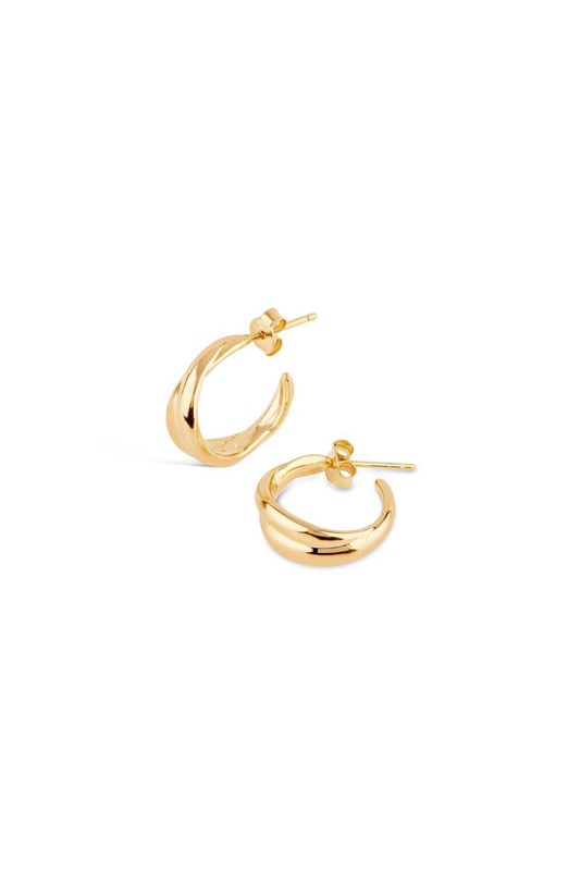 Twist Small Hoops