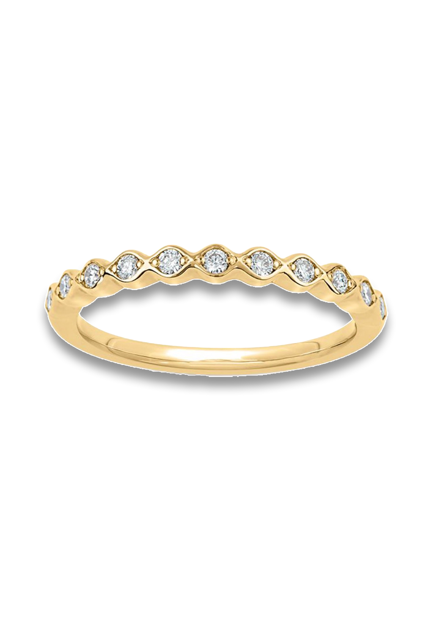 Rosemary Diamond Half Eternity Ring