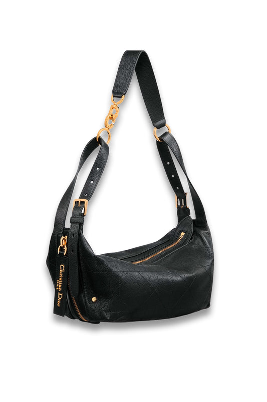 Small D-Journey Bag in Shiny Goatskin