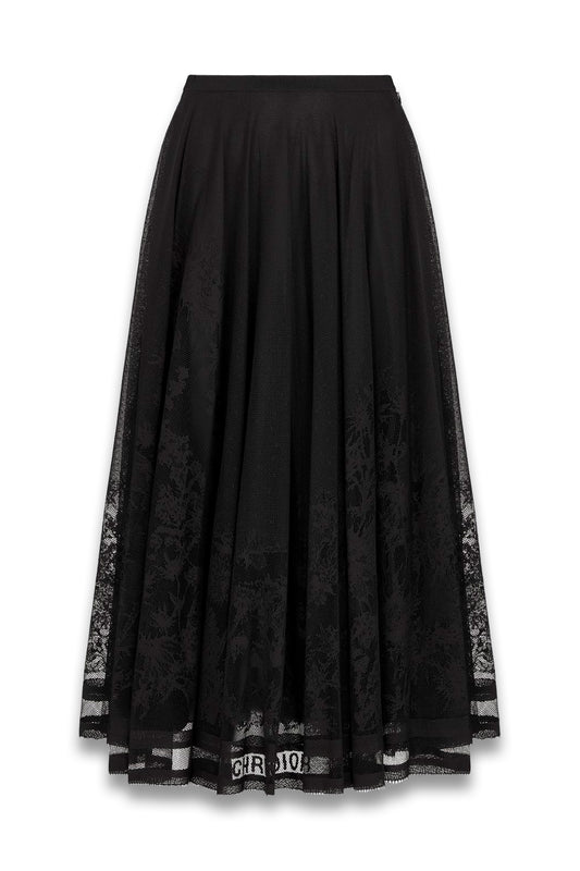 Dior Chardons black cotton blend lace