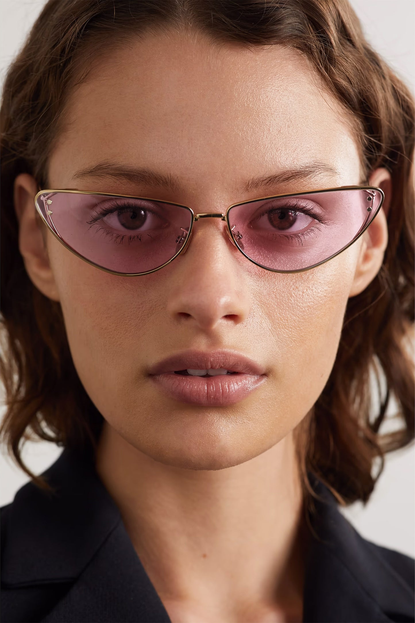 MissDior B1U Cat-eye Gold-tone Sunglasses