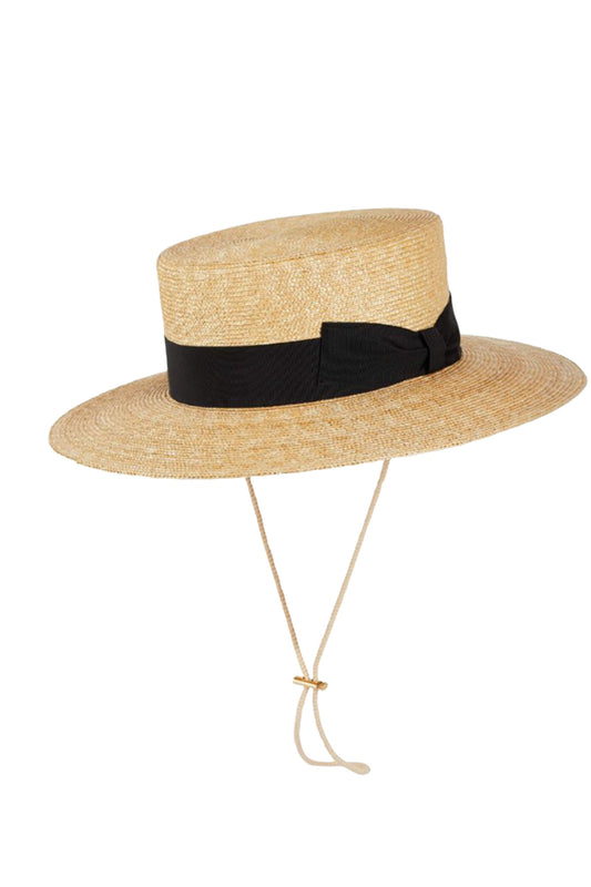 Bow-Trim Boater Hat