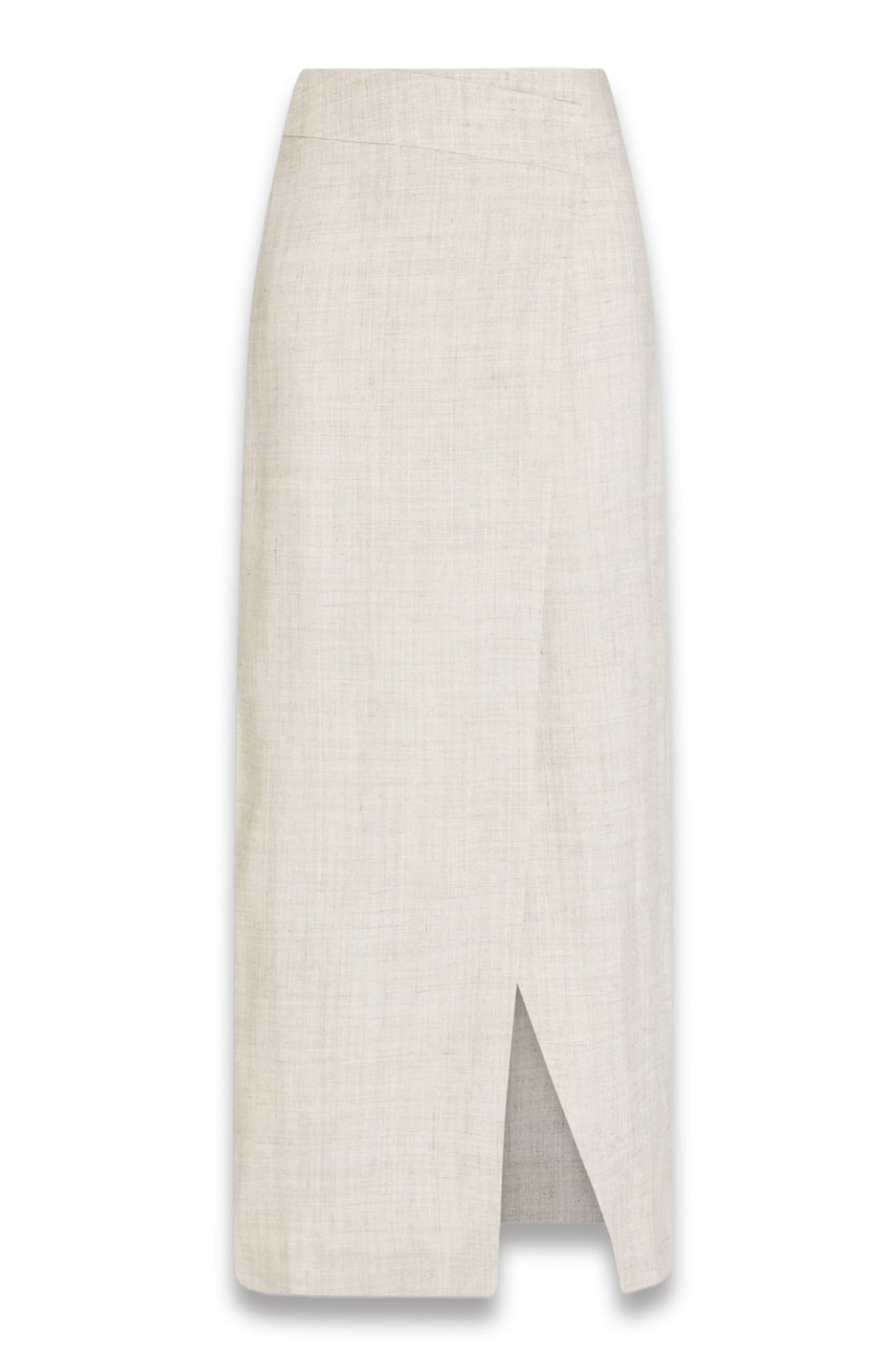 Canvas Maxi Wrap Skirt