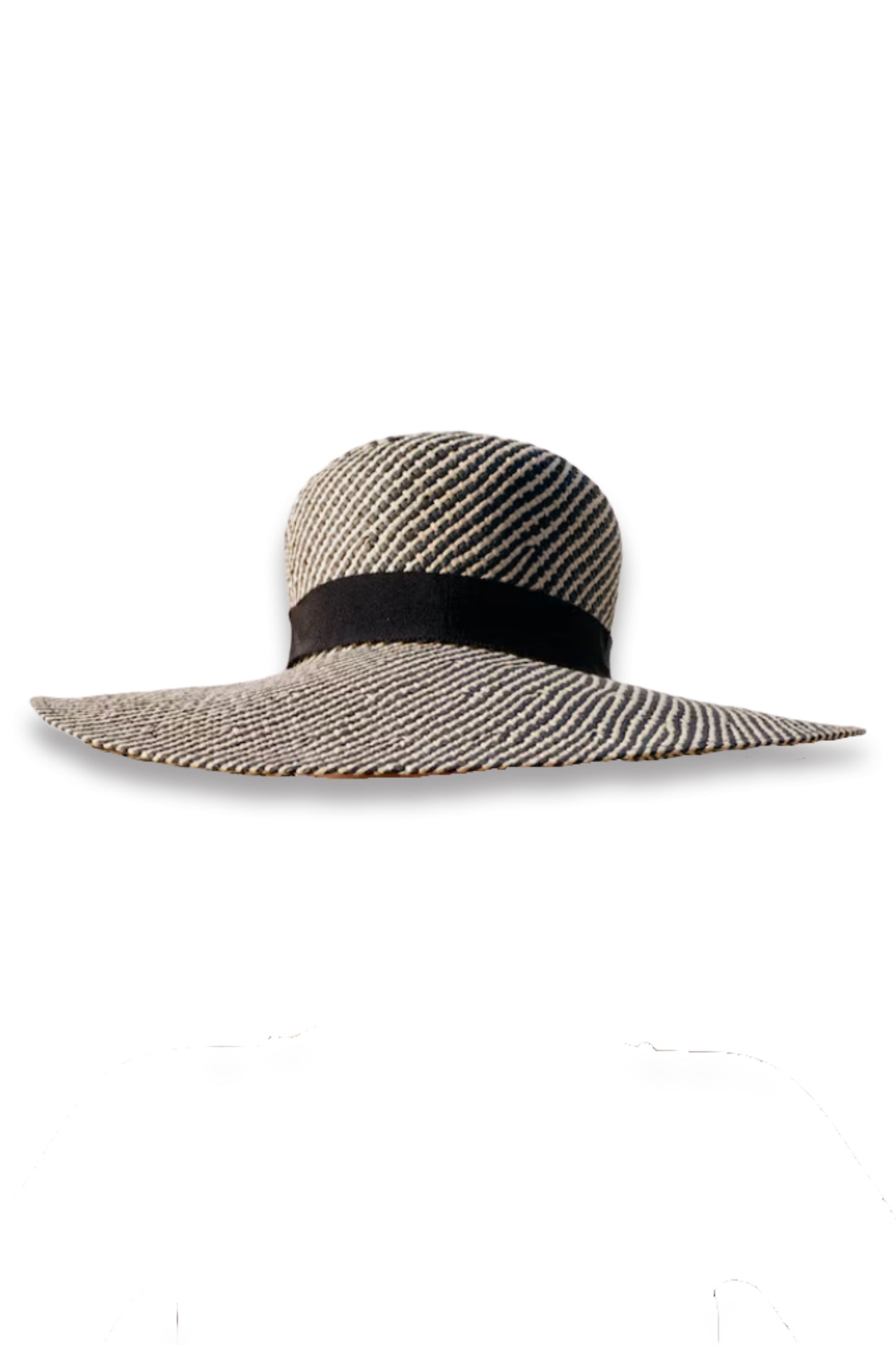 Wide Brim Contrast Hat