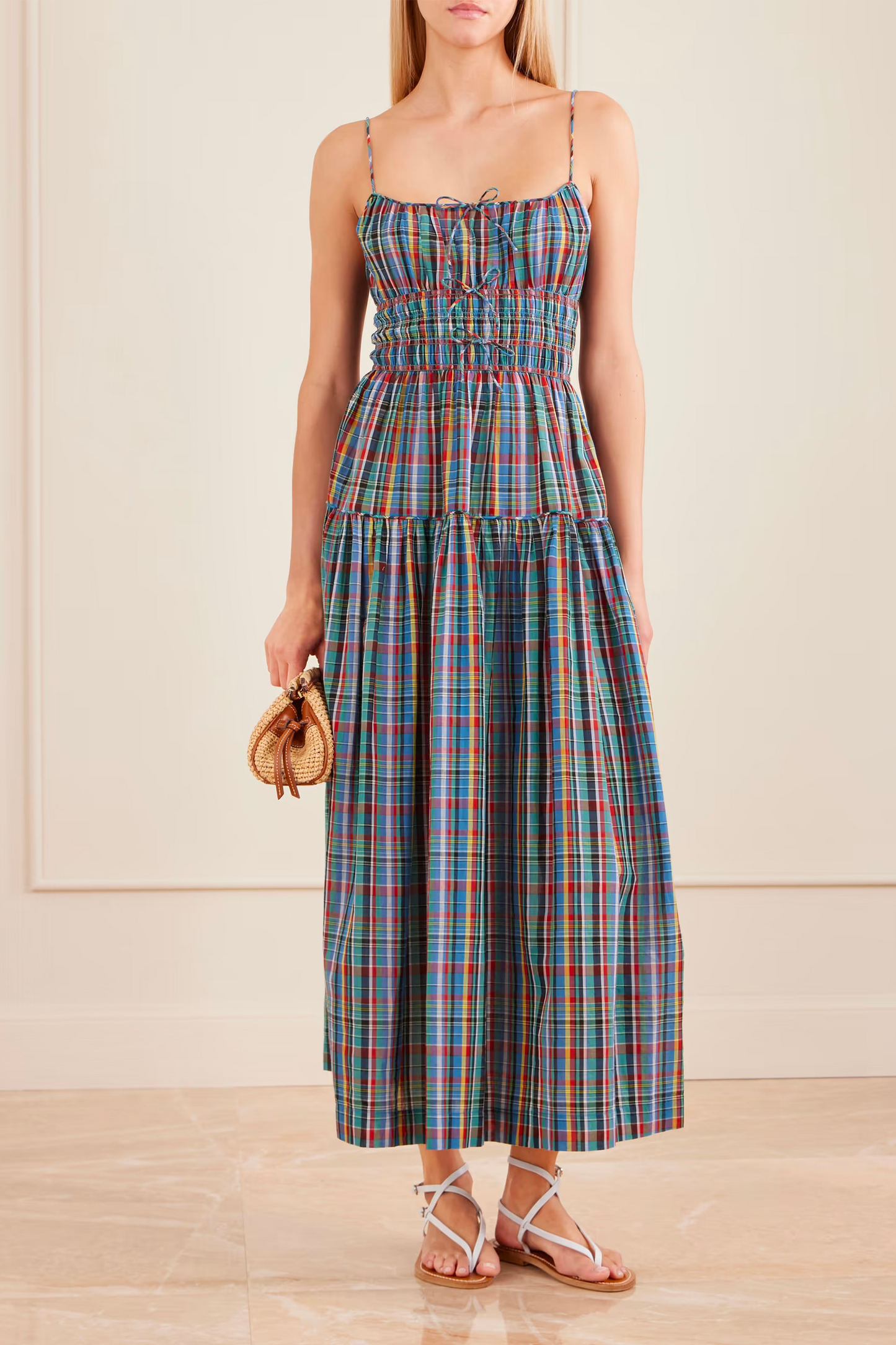 Brielle Organic Cotton Midi Dress