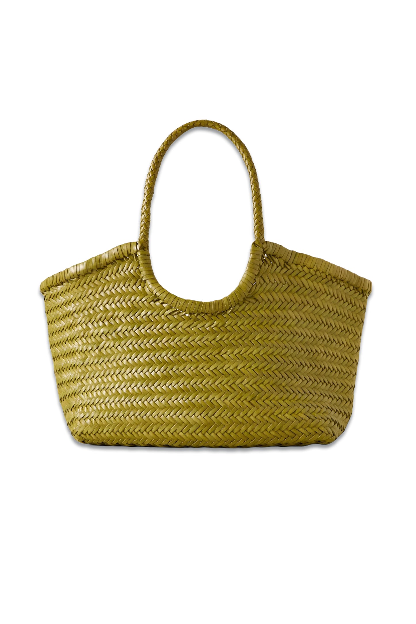 Nantucket Large Woven Leather Tote