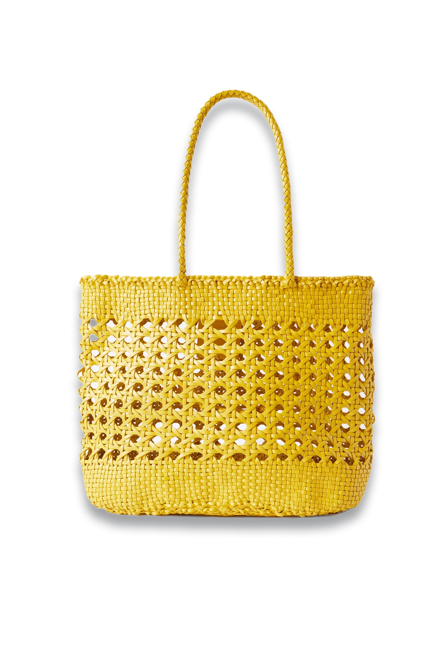 Eclipse Woven Leather Tote