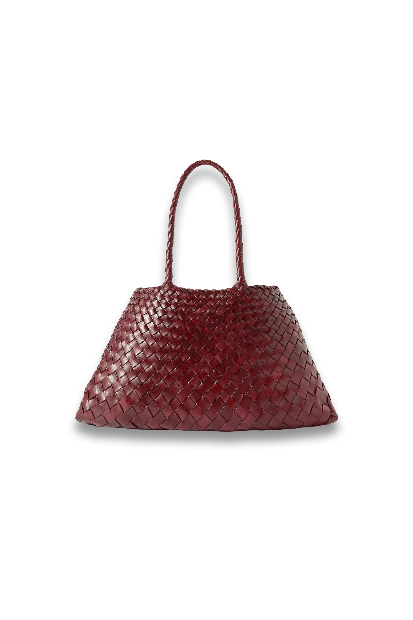 Santa Croce Big Woven Leather Tote Bag