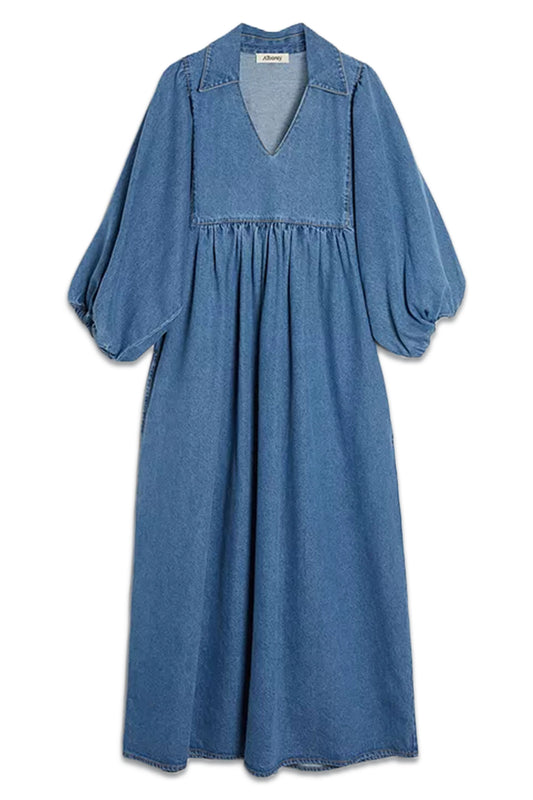 Denim Midi Dress