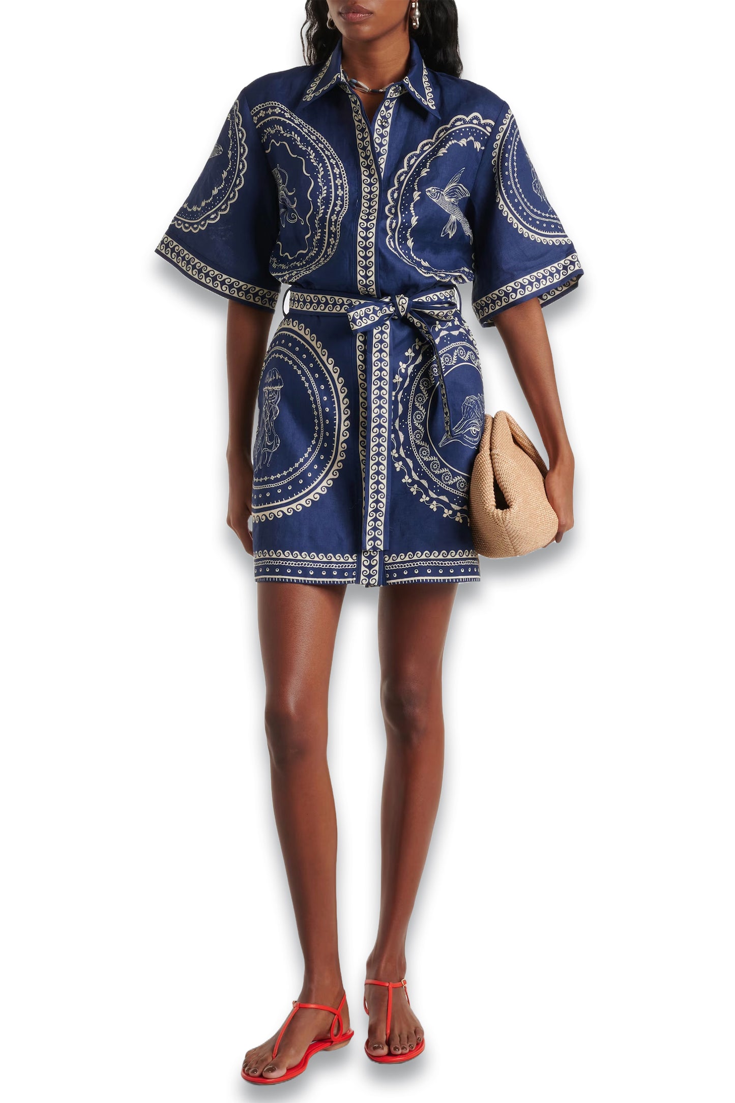 Oceane Linen Minidress