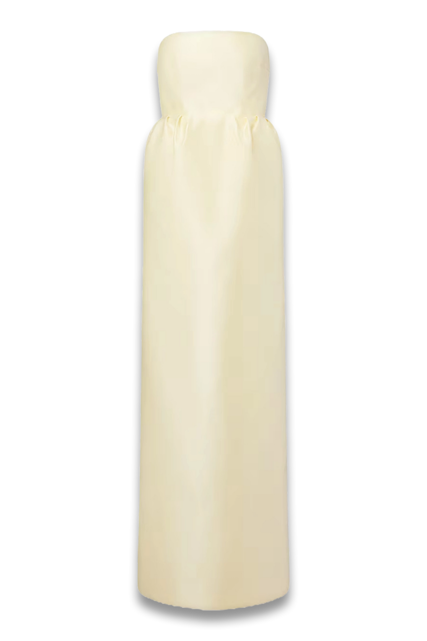 Strapless Silk Satin Gown