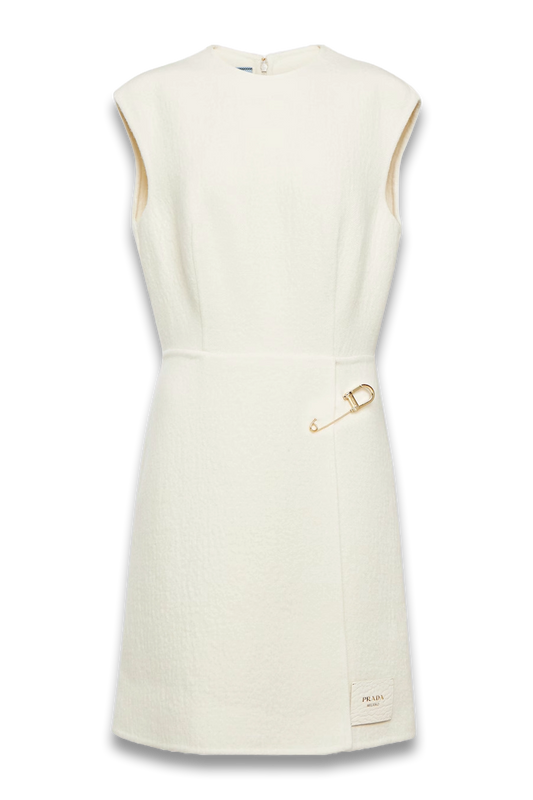 Wool-Blend Bouclé Mini Dress