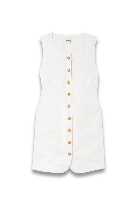 Emma Linen Mini Dress