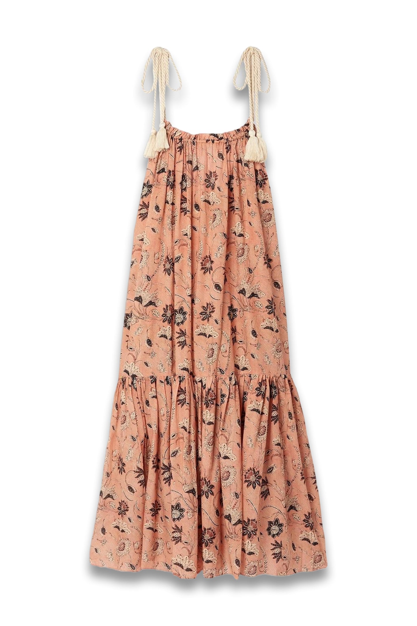 Cari Floral-Print Cotton-Blend Maxi Dress