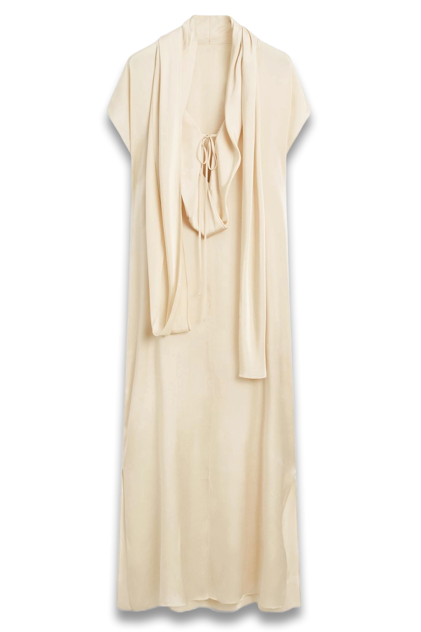 Long Flowing Dress with Scarf Detail - Limited Edition