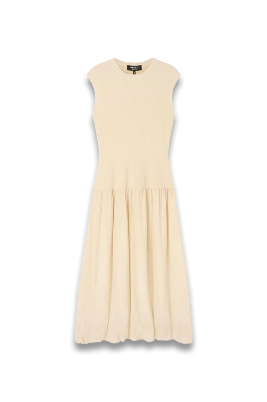 Butter Knitted 2in1 Bubble Hem Dress