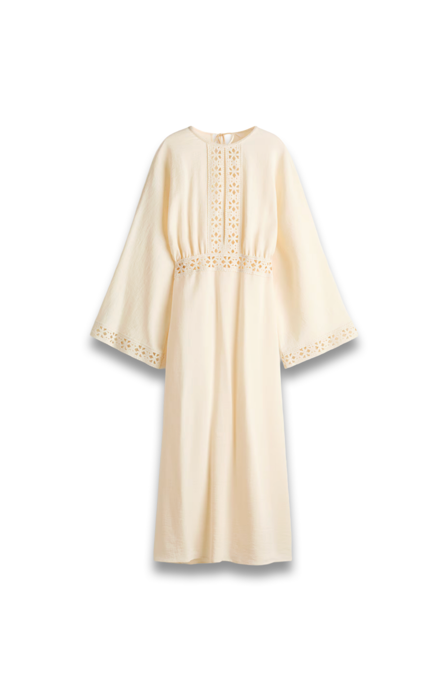 Crochet-look Tunic Dress