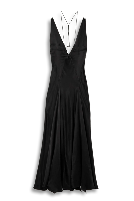 Tauri Satin Midi Dress