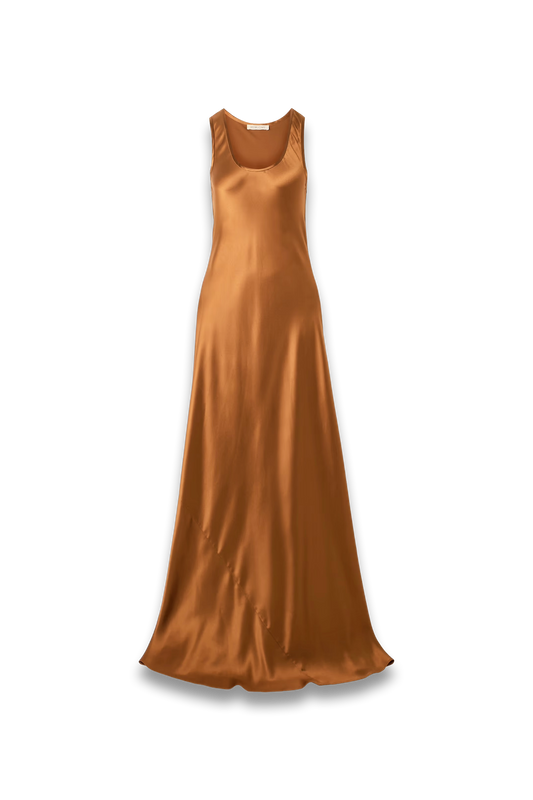 Margot Silk-satin Maxi Dress