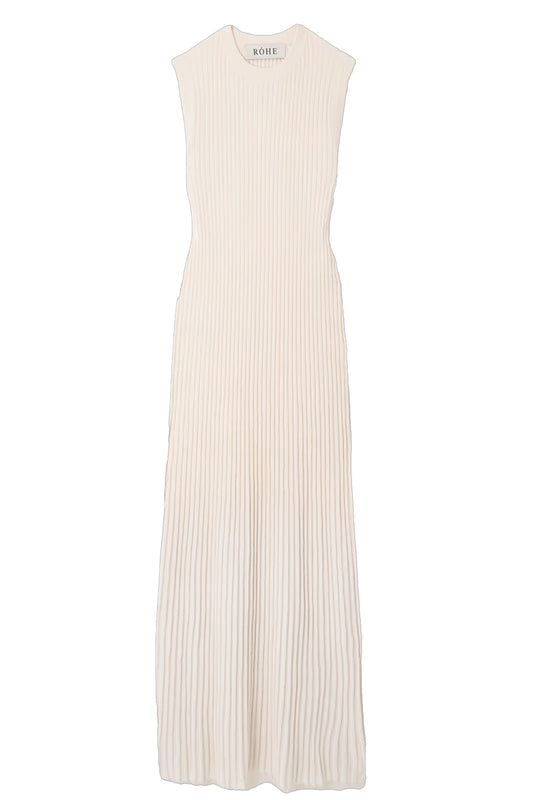 Ribbed Cotton-Blend Bouclé Maxi Dress