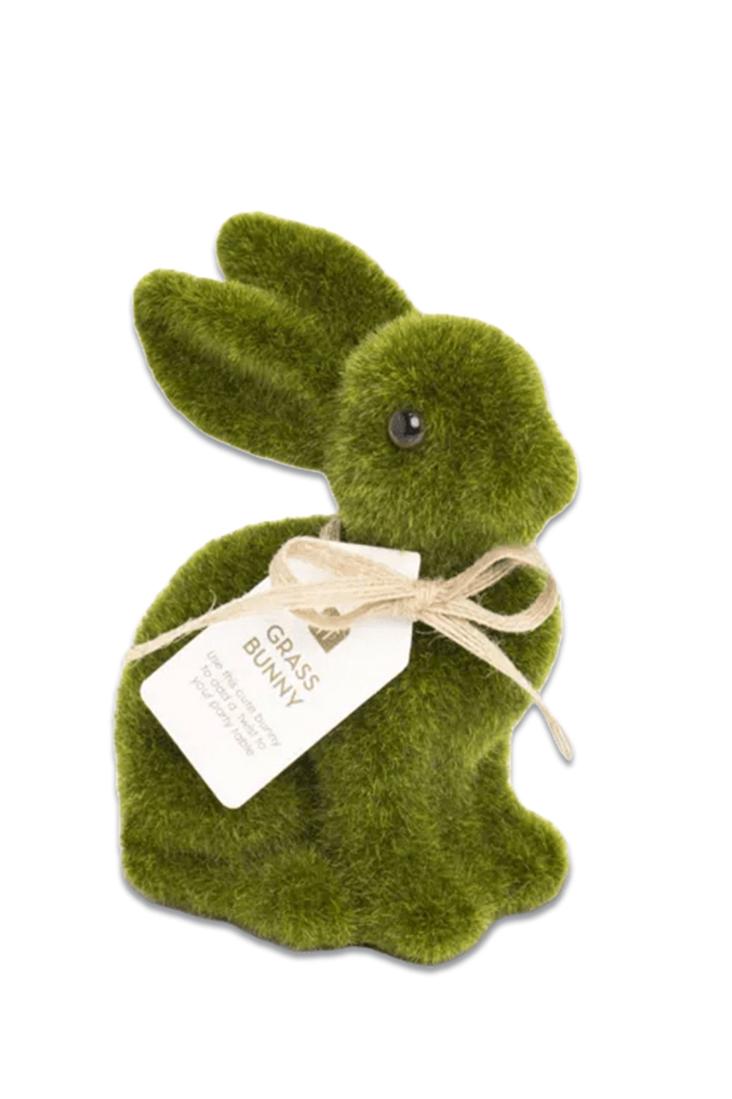 Grass Bunny Decoration, Green, H15cm