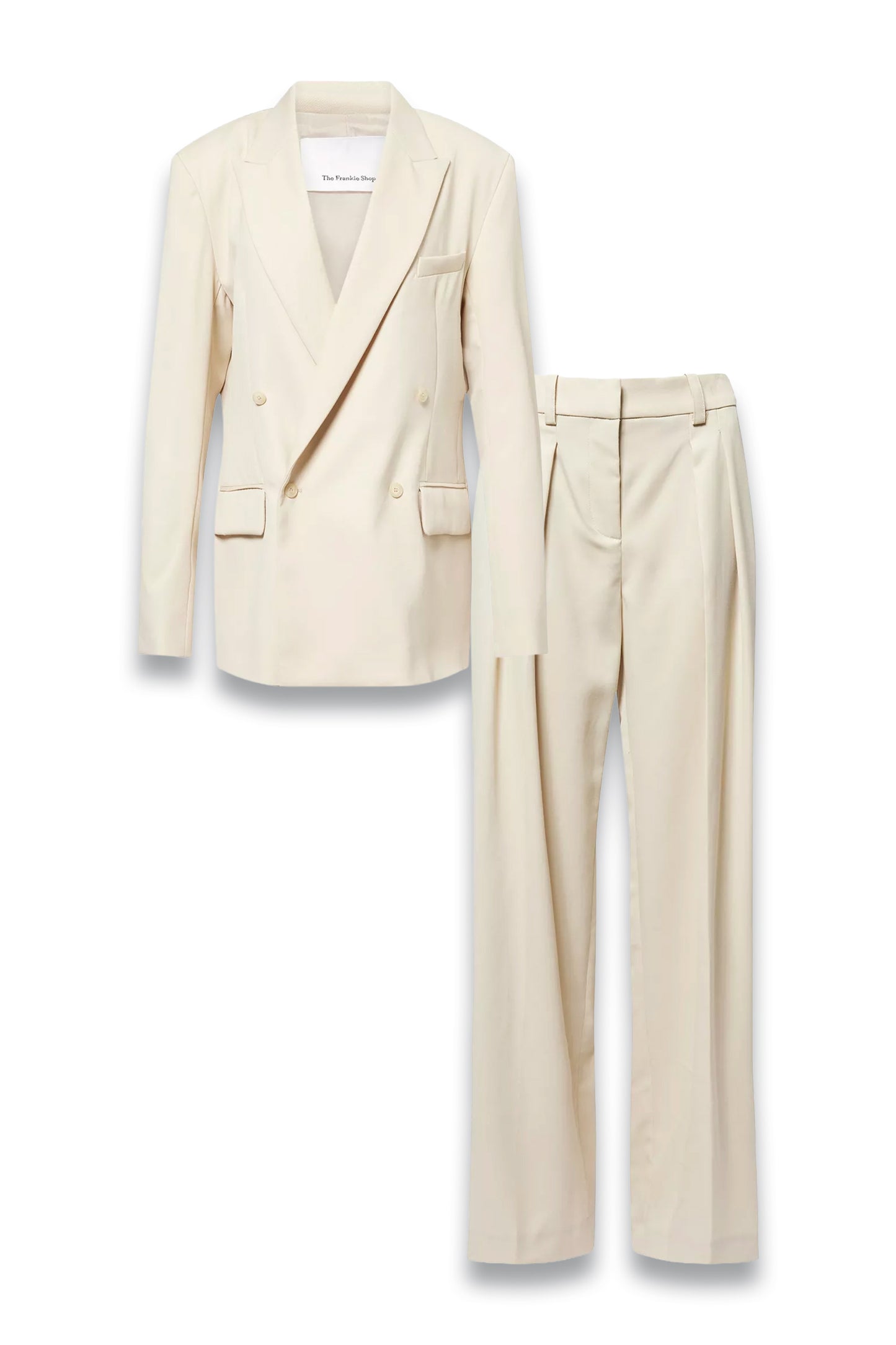 Newark Double-Breasted Wool-Blend Blazer And Daytona Pleated Wool Trousers
