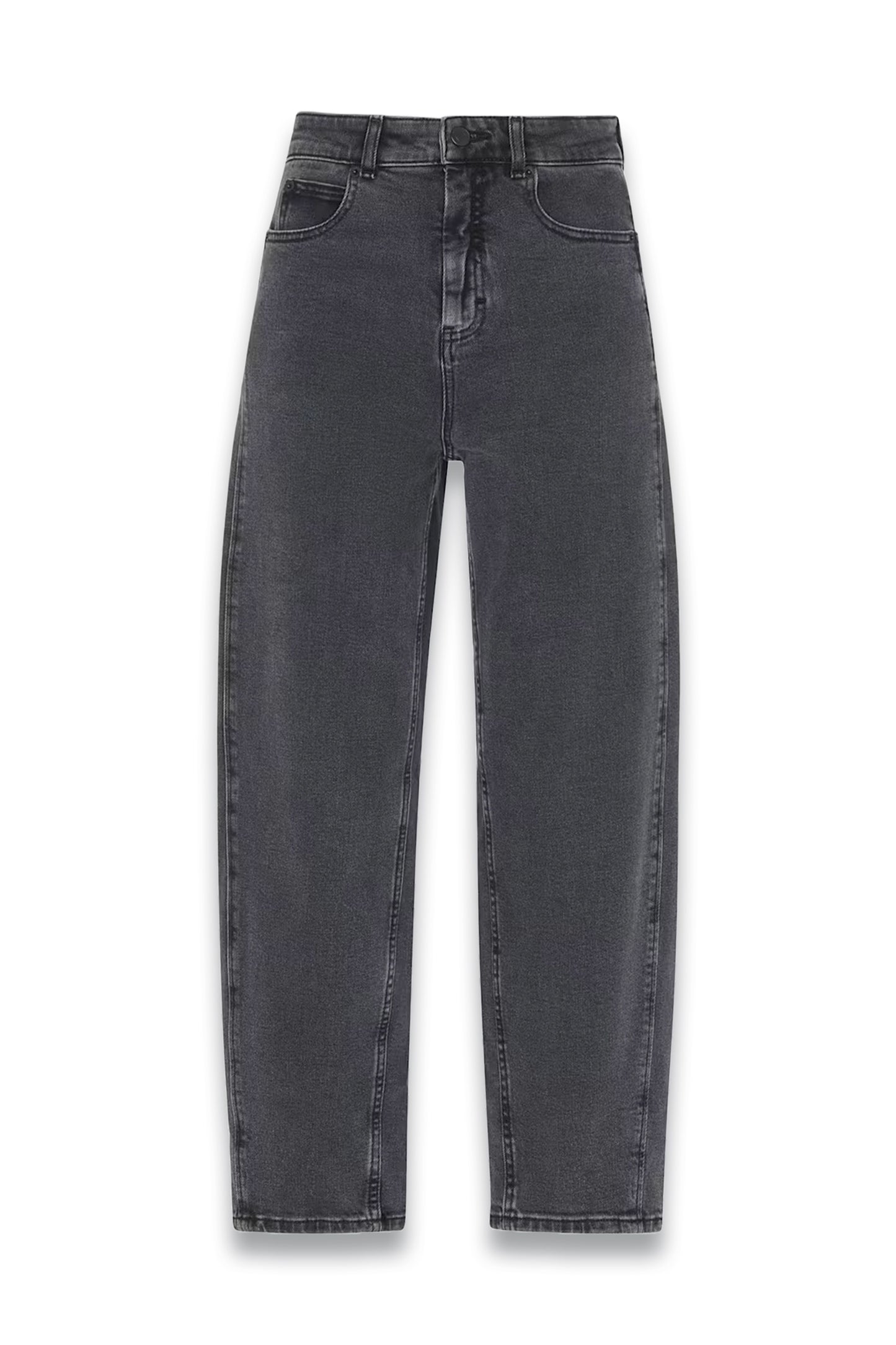 Denim Stretch Barrel Leg Jean