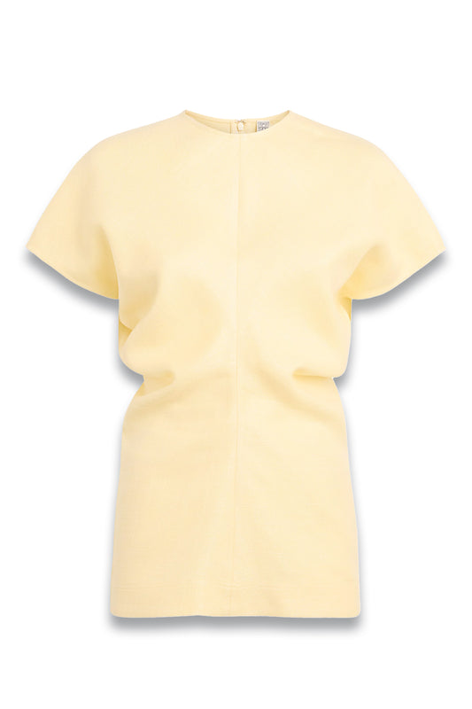 Pleated-Waist Top