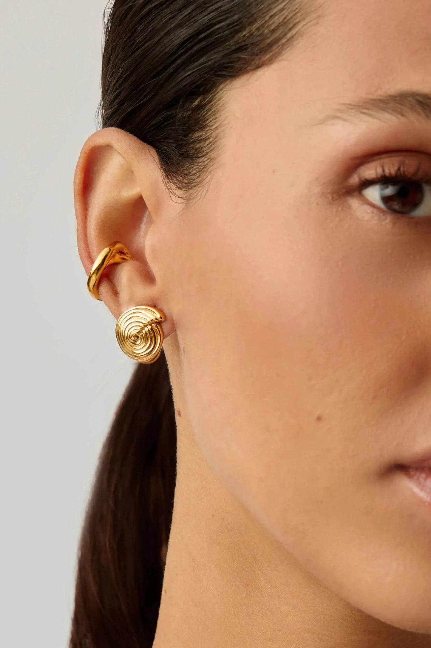 Spiral Small Stud Earrings