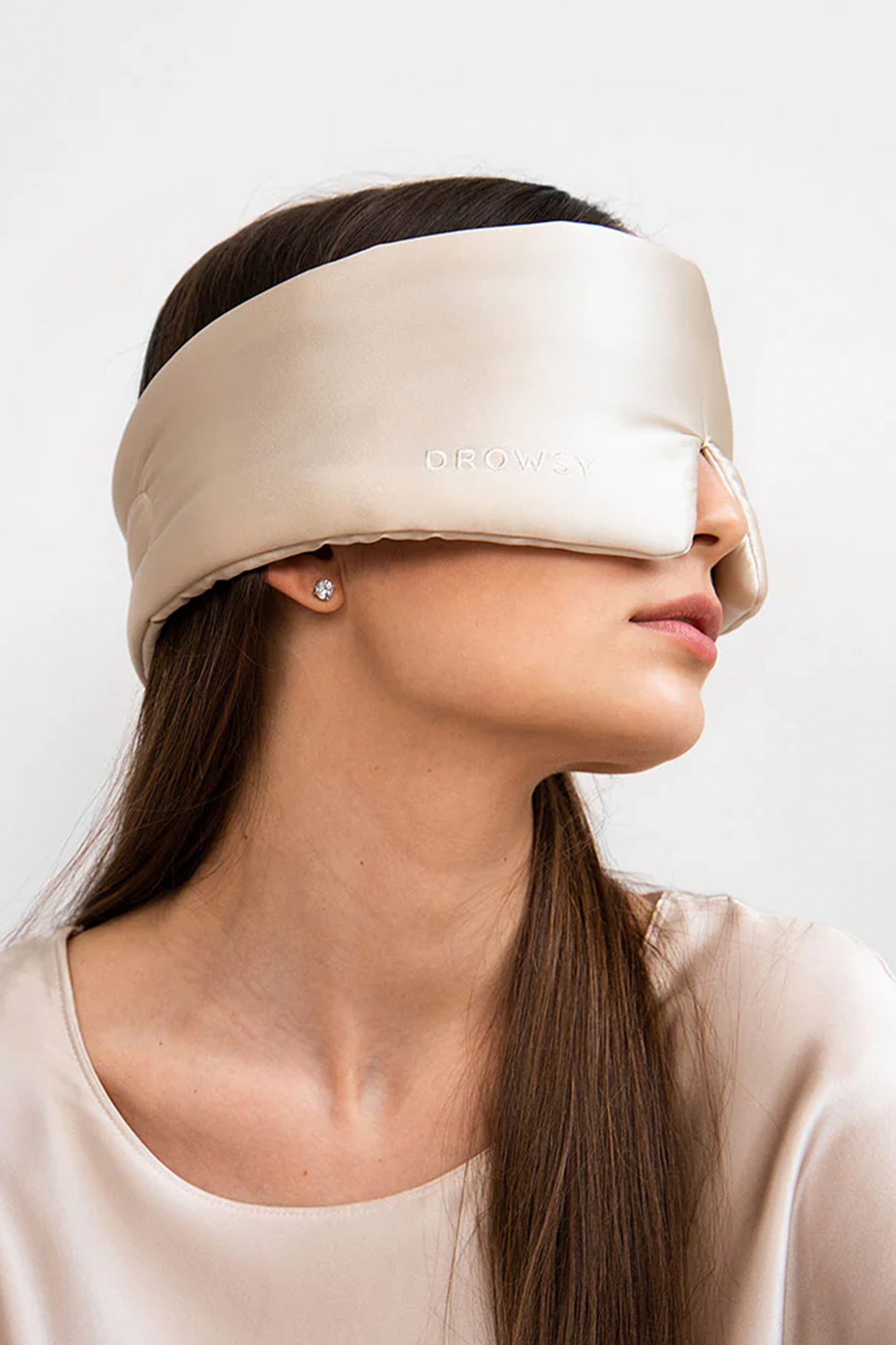 Dusty Gold Silk Sleep Mask