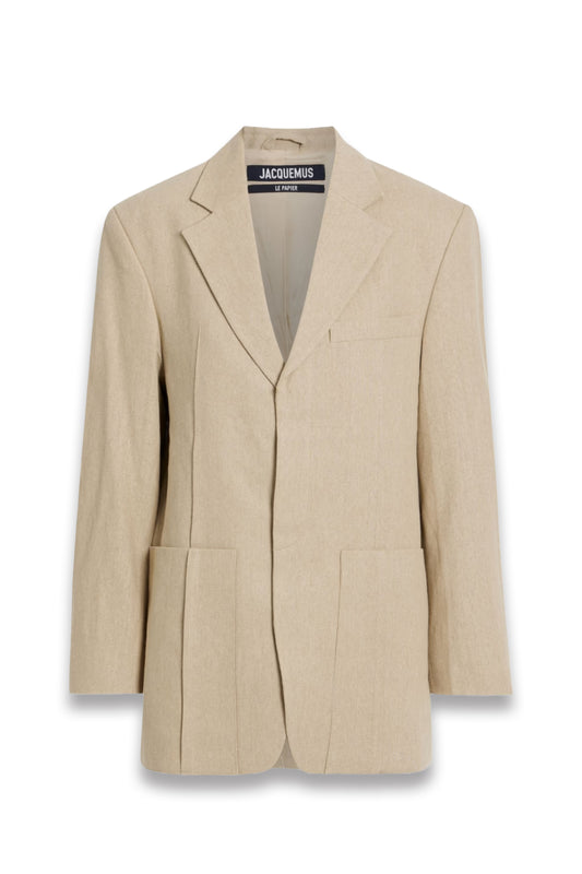 La Veste D'Homme Linen Blazer