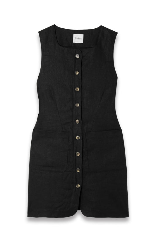 Emma Linen Mini Dress