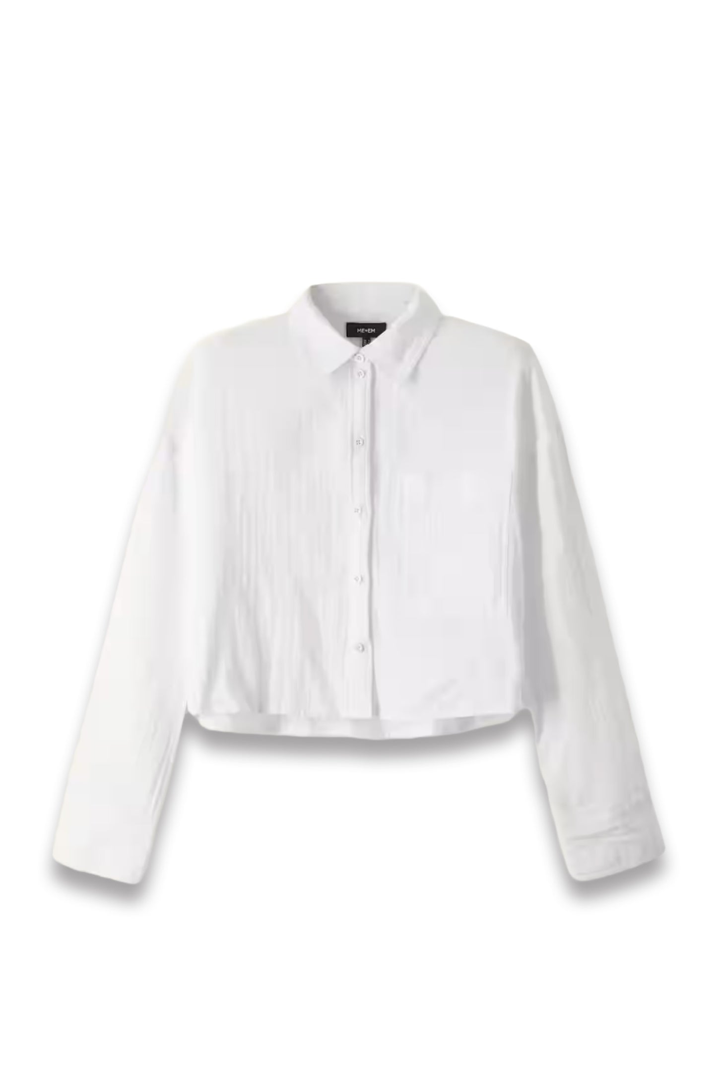 Cheesecloth Cropped Shirt