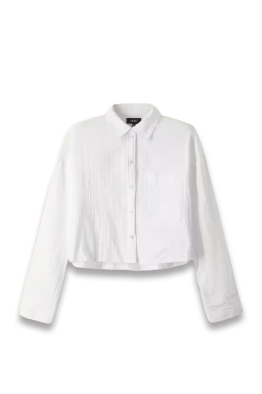Cheesecloth Cropped Shirt