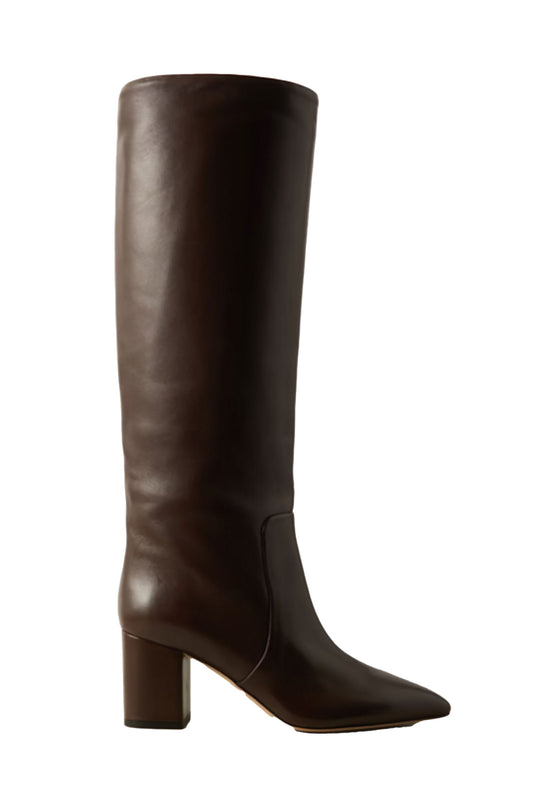 Anja leather knee boots