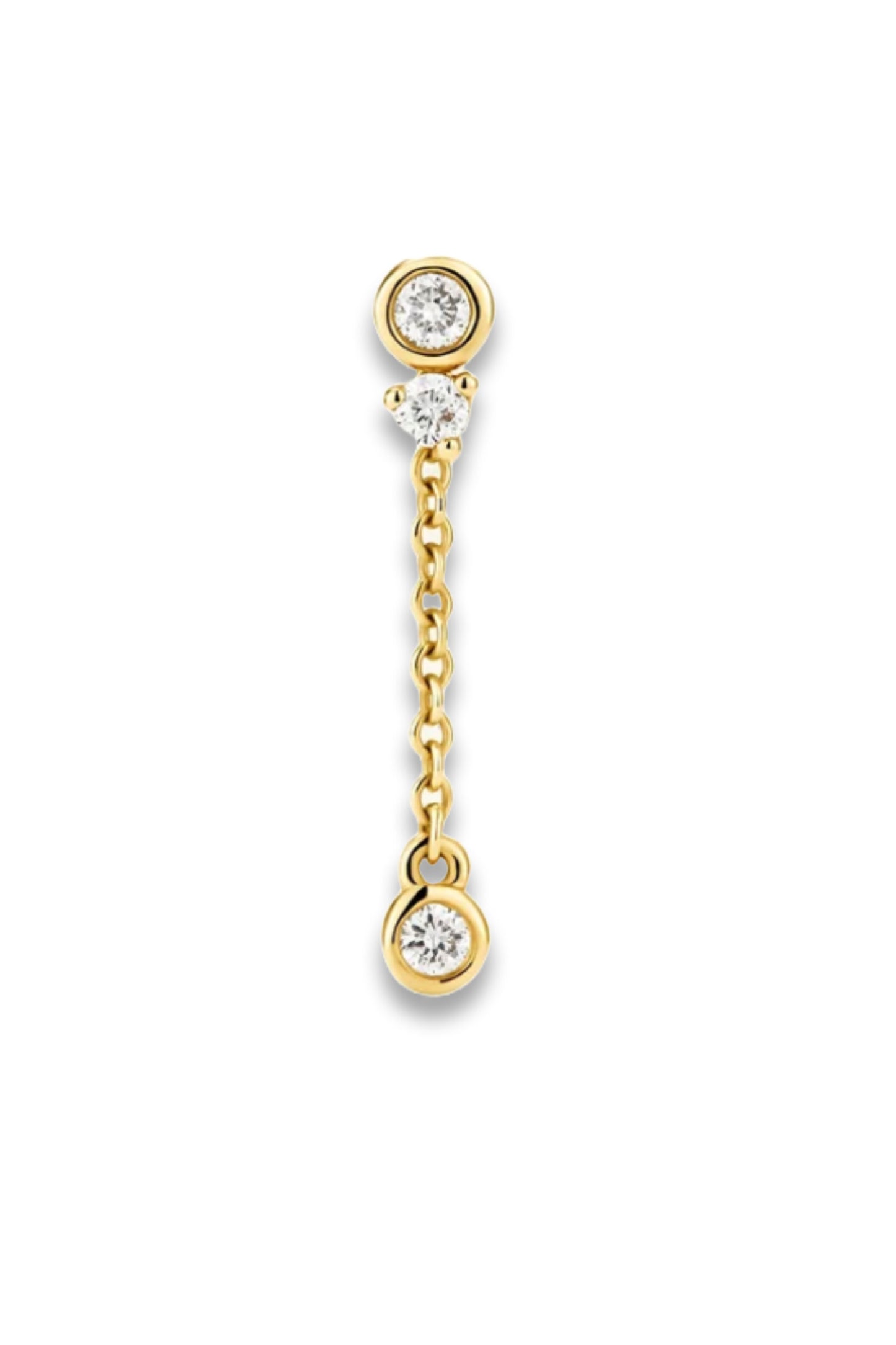 Celeste Lab-grown Diamond Chain Stud
