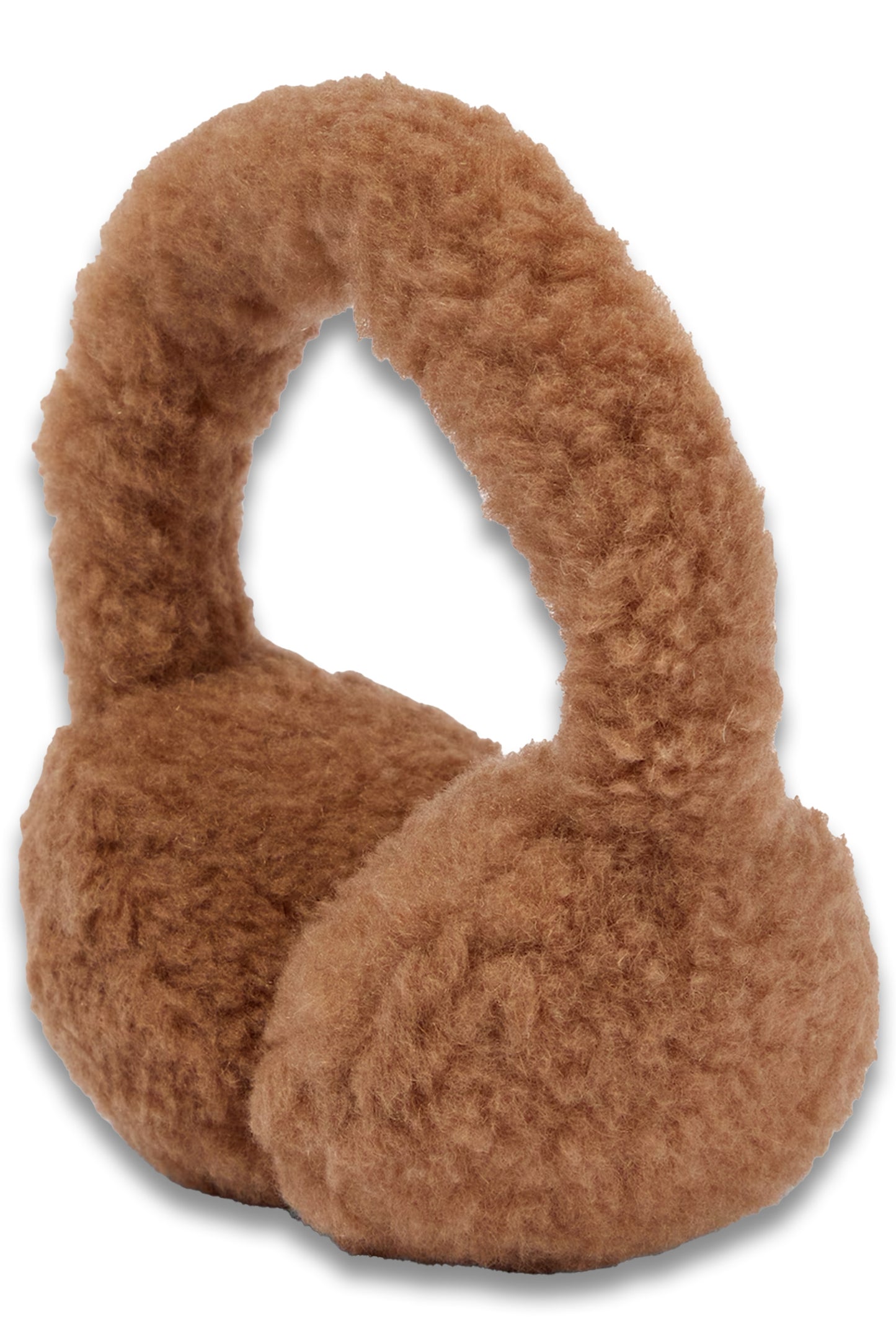 Camel hair and silk ear muffs