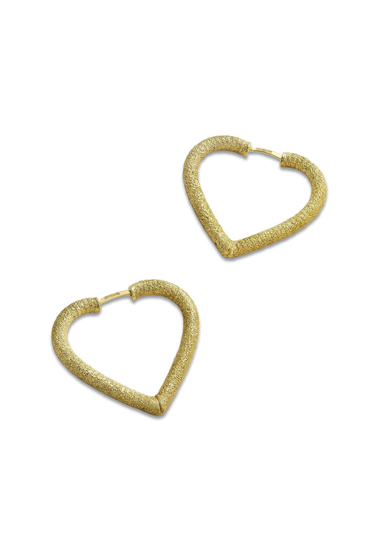 Cuore 18-karat Gold Hoop Earrings