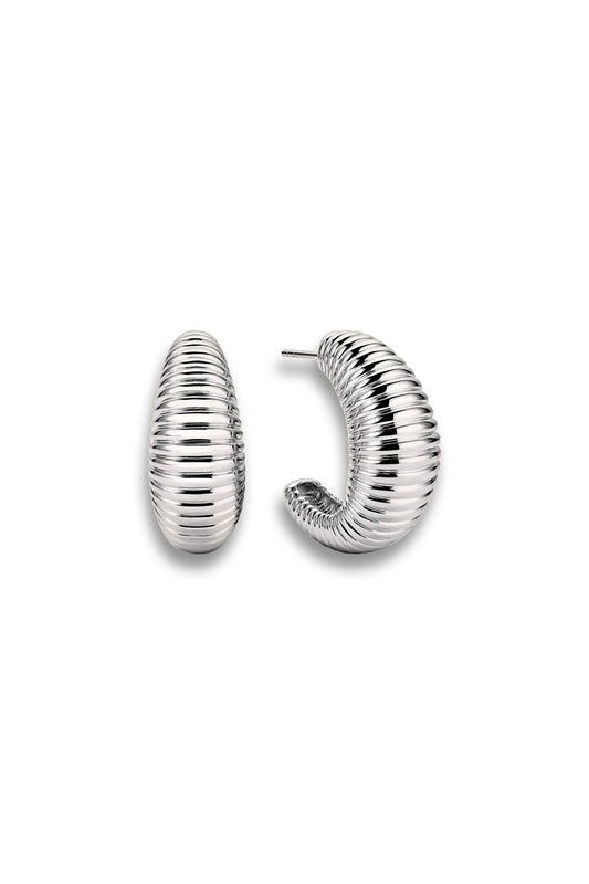 Dôme Texture Large Hoops