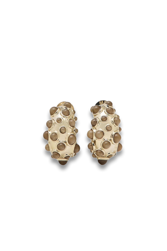 Droplet Earrings with Stones - Limited Edition