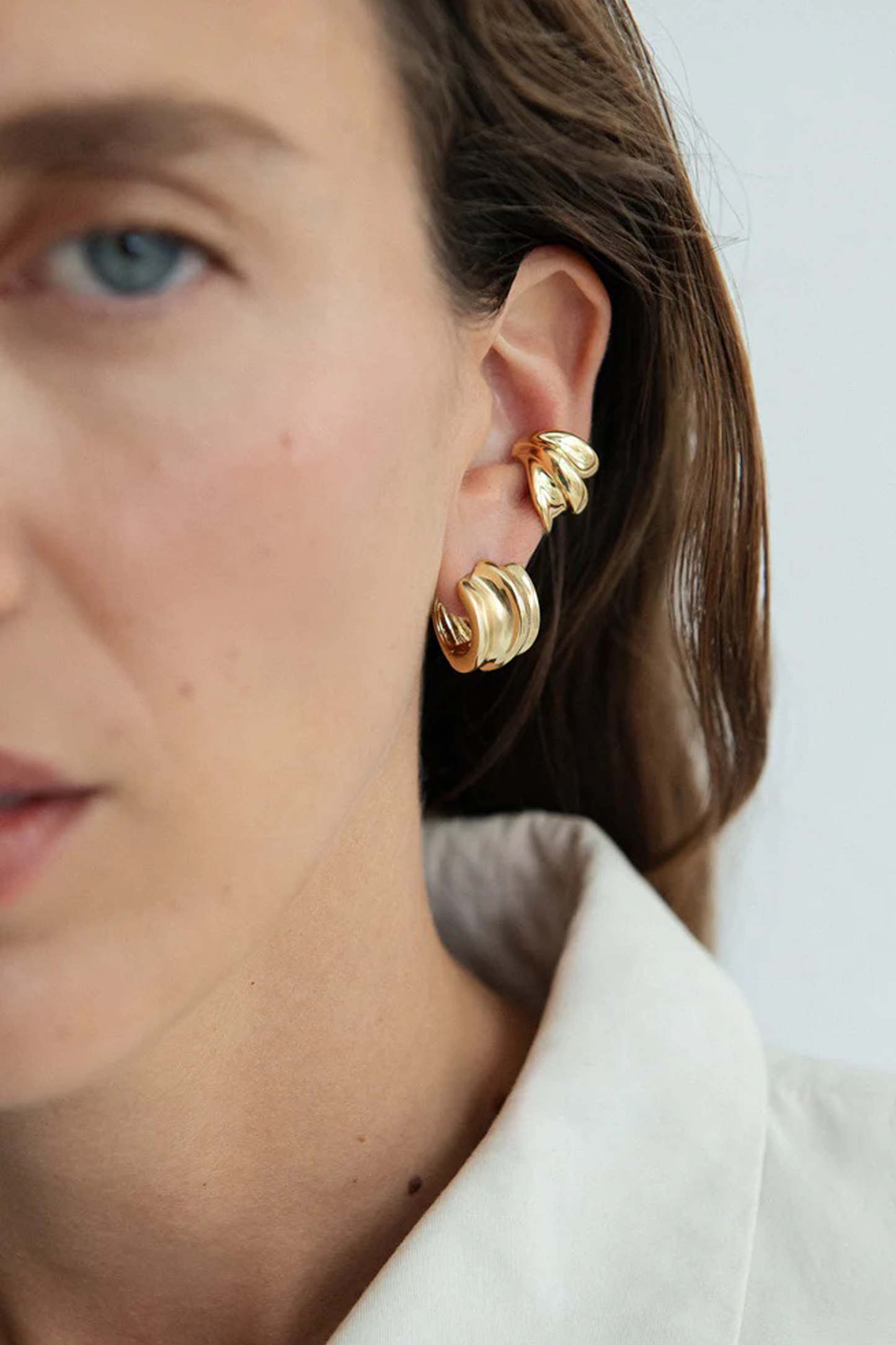 Small Wave Hoops