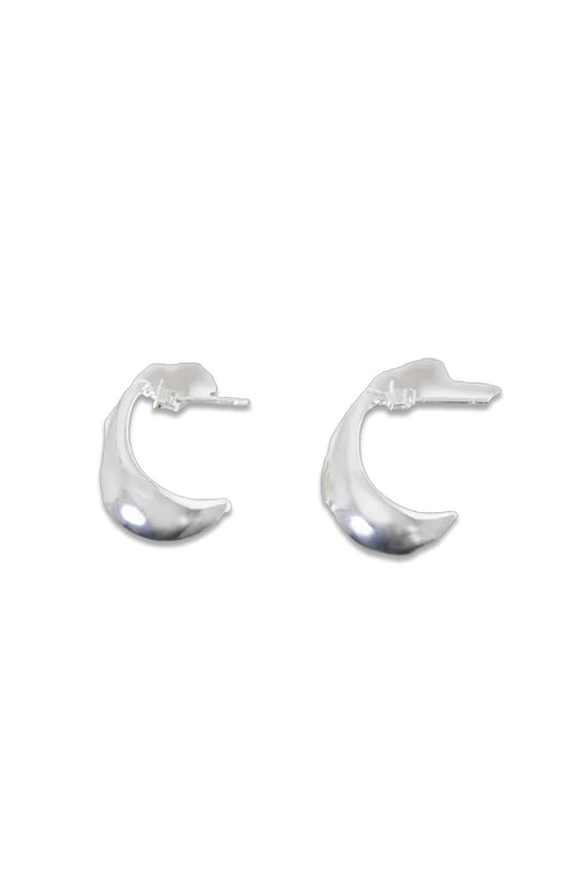 Metal Half Hoop Earrings