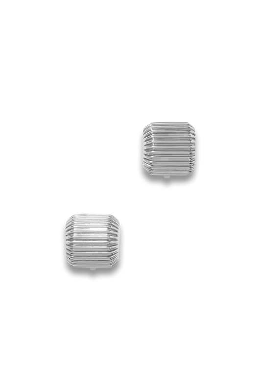 Elle Rhodium-plated Clip Earrings