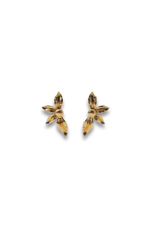 Fan Flower Earrings
